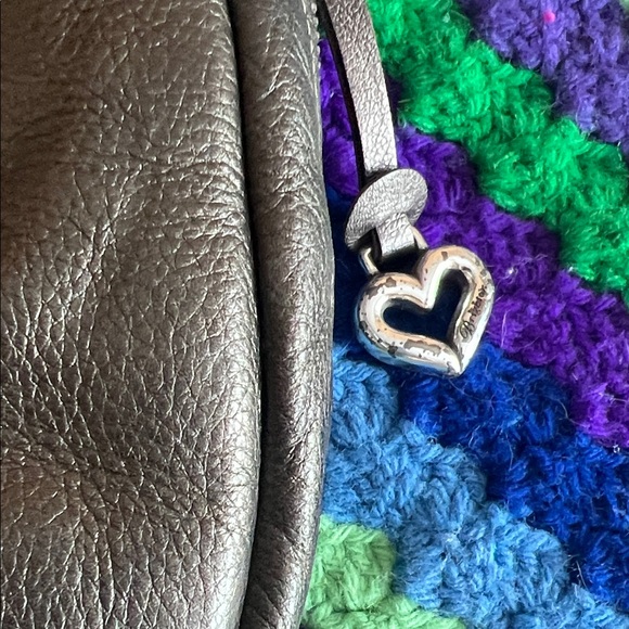 Gun metal metallic Brighton bag - Picture 6 of 11